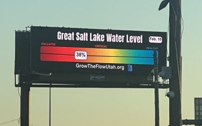 Press Release: New billboard provides live feed of Great Salt Lake status