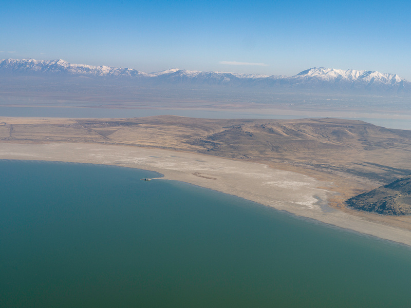 North tip of Antelope Island